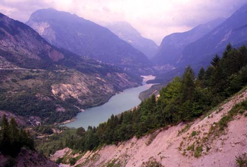 Ci che resta del lago, in una foto del 1985
